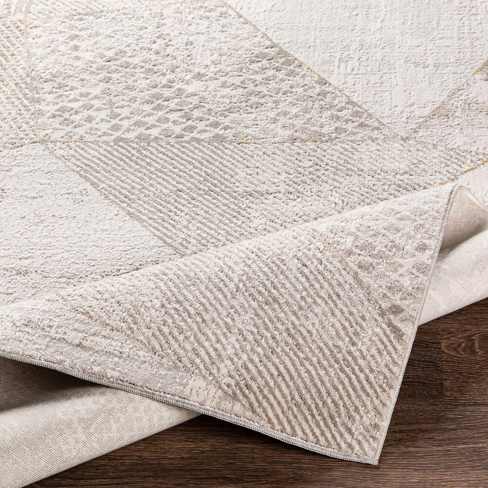 Surya Carmel  9&#39; x 12&#39; White, Ivory, Gray and Taupe Area Rug, , large