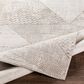 Surya Carmel 9" x 12" White, Ivory, Gray and Taupe Area Rug, , large