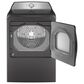 GE Profile 5 Cu. Ft. Top Load Impeller Washer and 7.4 Cu. Ft. Electric Dryer Laundry Pair in Diamond Gray, , large