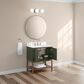37B Isadore 30" Single Bathroom Vanity Cabinet in Deep Olive Green and White Composite Stone Top and Backsplash, , large
