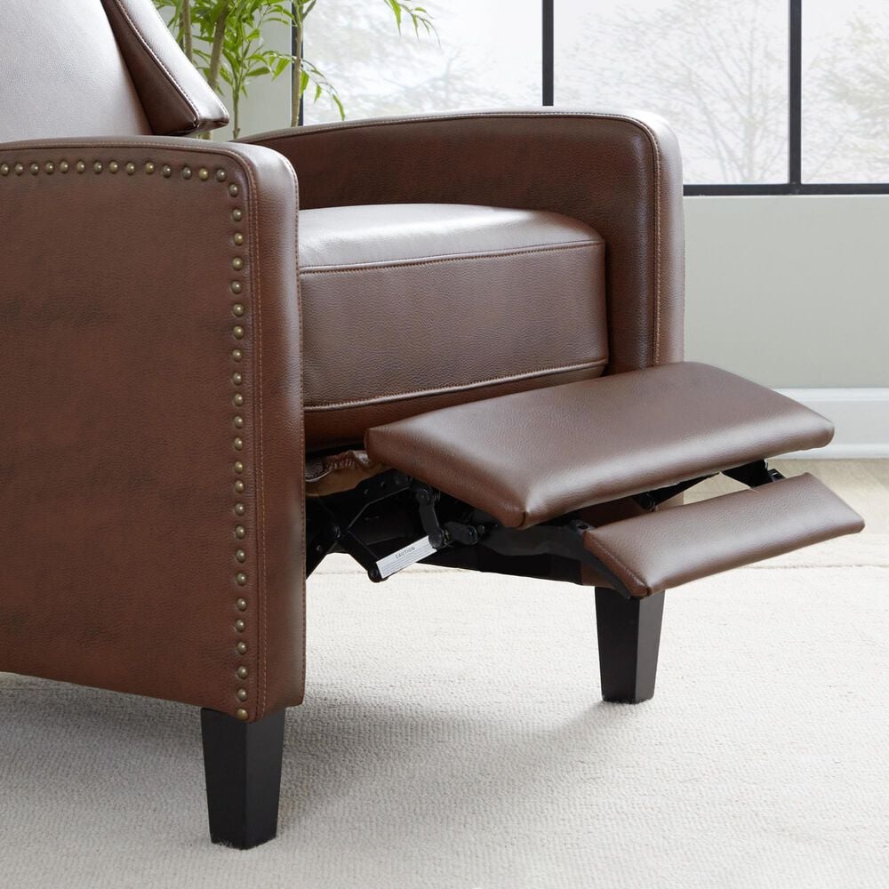 Lumisource Stanley Manual Recliner in Brown, , large