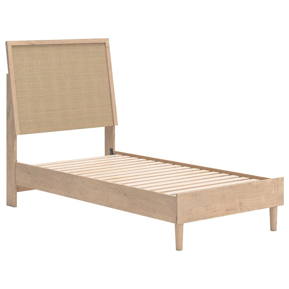 Ashley Cielden Twin Panel Bed in Two-tone, , large