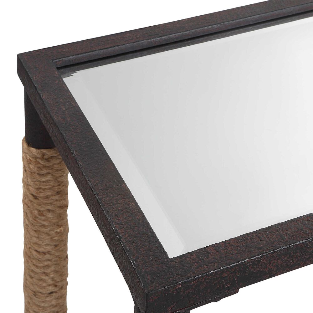 Uttermost Braddock Console Table in Natural Fiber Rope, , large