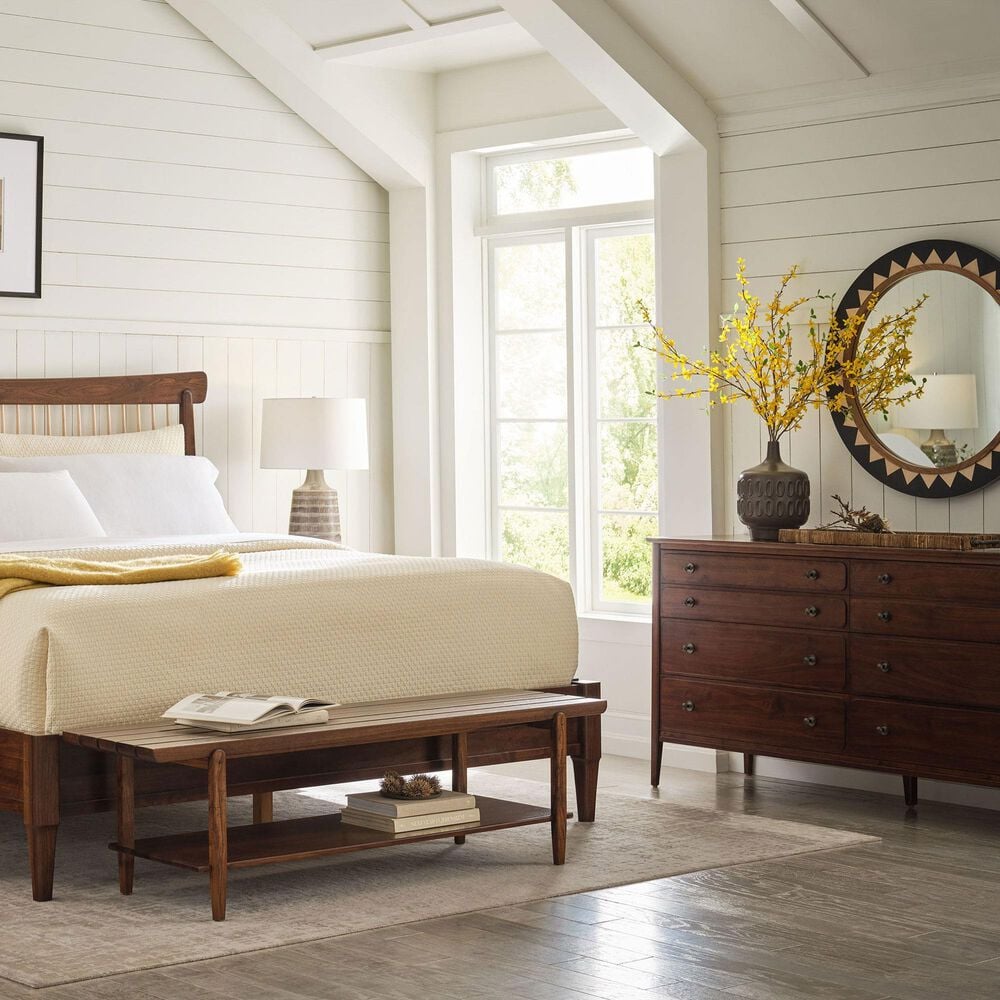 Stickley Furniture Hudson Valley 6-Drawer Dresser in Dark Roast, , large