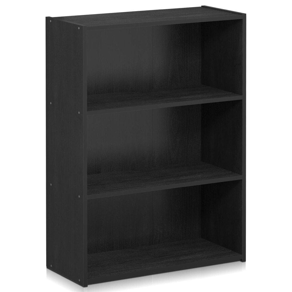 HOMLUX 3-Tier Open Shelf Bookcase in Americano, , large