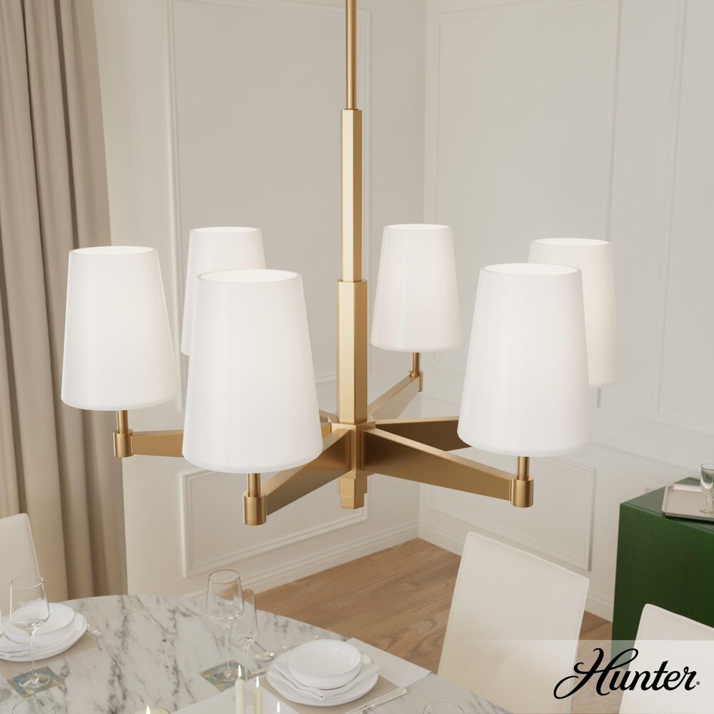 Hunter Nolita 6-Light Chandelier in Alturas Gold, , large