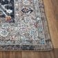 RIZZY Signature 9" x 12" Dark Gray and Multicolor Area Rug, , large