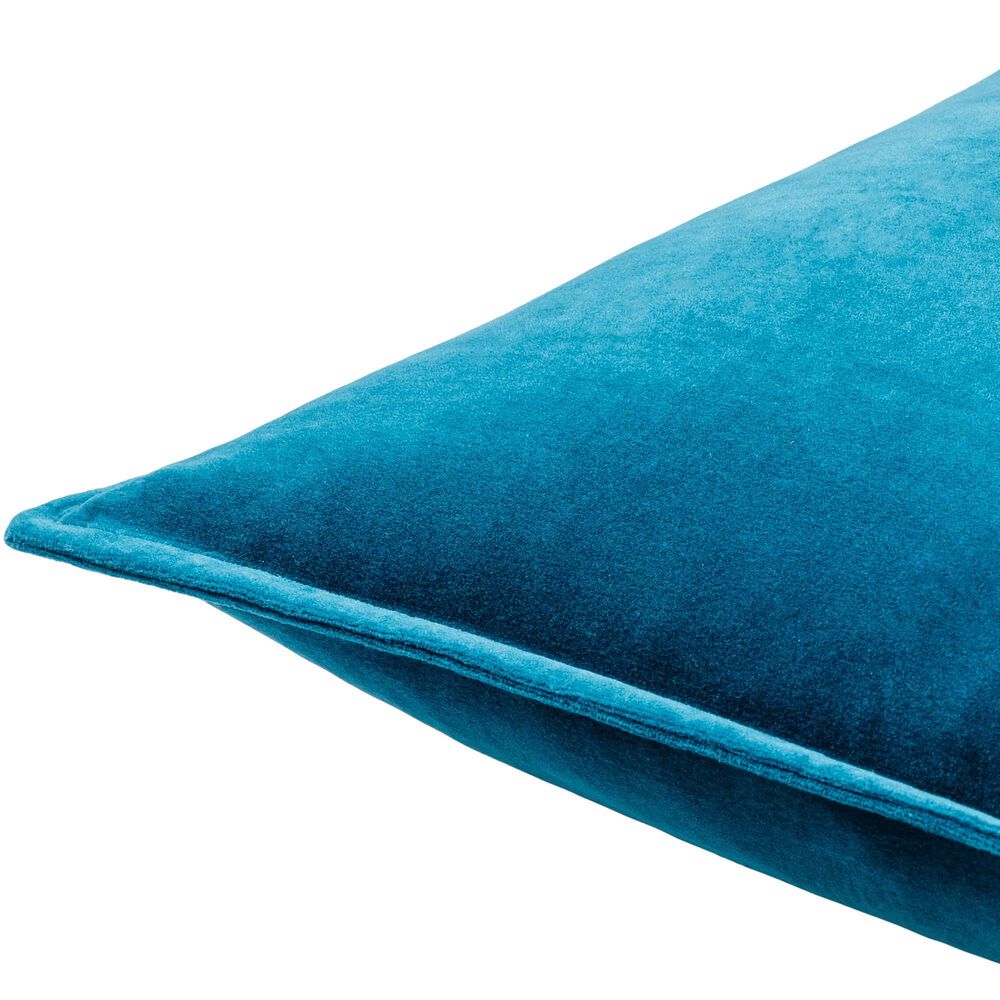 Surya 20&quot; Square Throw Pillow in Deep Teal, , large