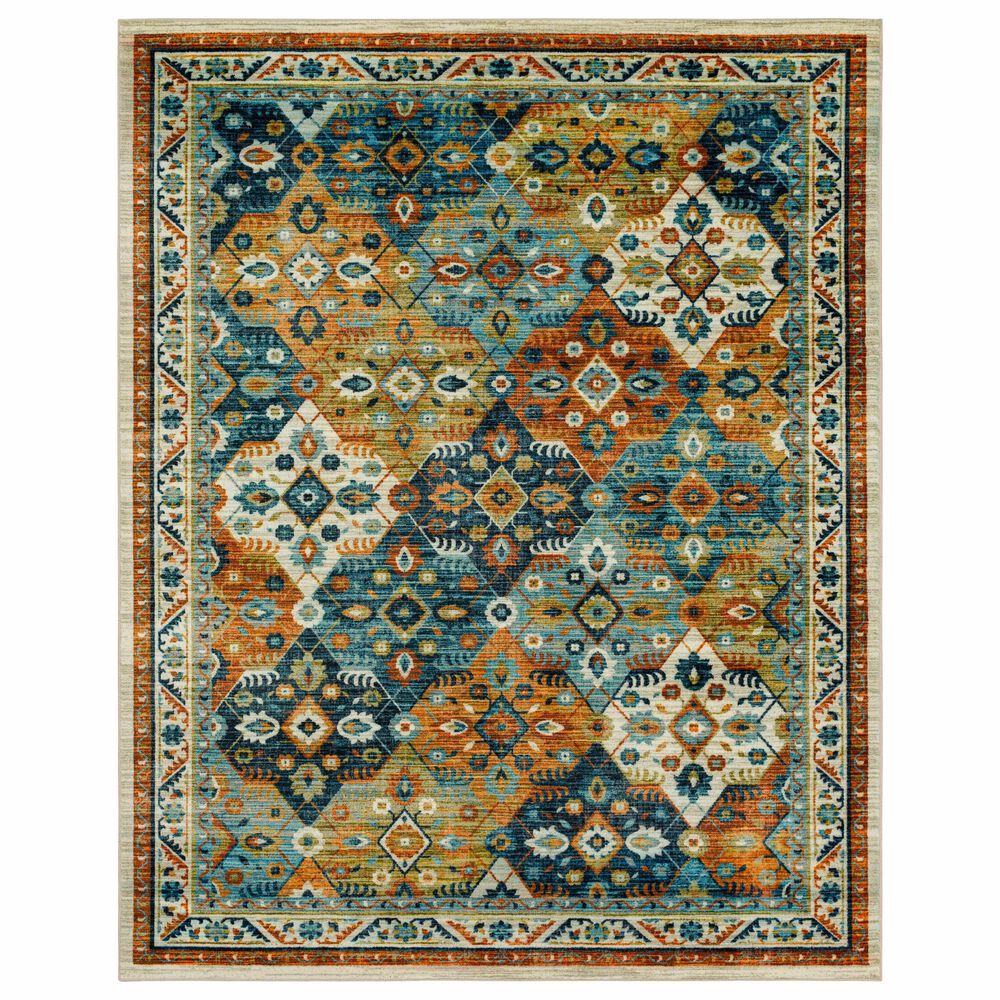 Karastan Kaleidoscope Meile 5" x 8" Multicolor Area Rug, , large