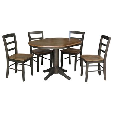 International Concepts Madrid 5-Piece Dining Set in Distressed Oak, , large