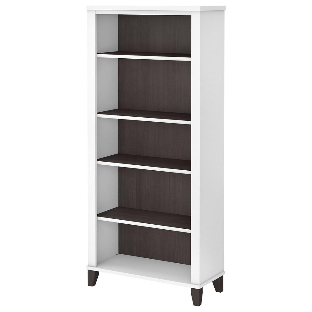Bush Somerset 3 Piece Office Desk Set in Storm Gray/White, , large