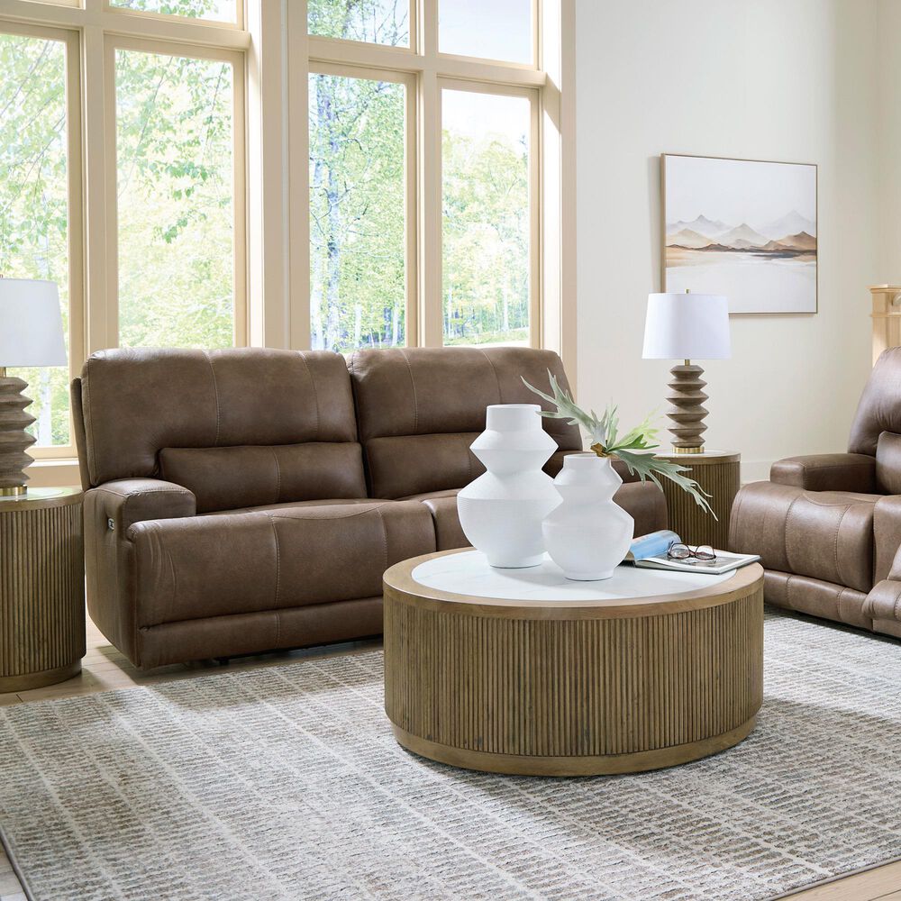 Ashley Beckley Place Power Reclining Sofa in Earth, , large