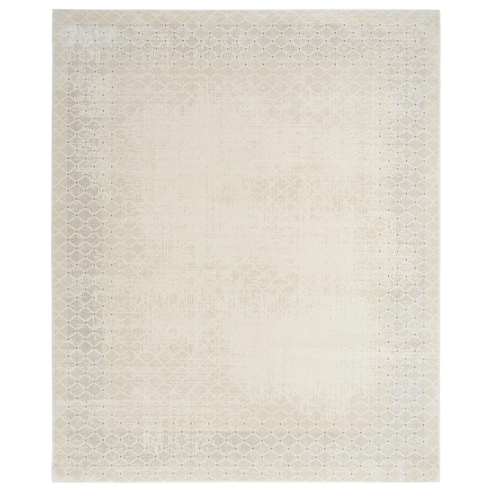 Nourison Grand Street Ivory 9" x 12" Area Rug, , large
