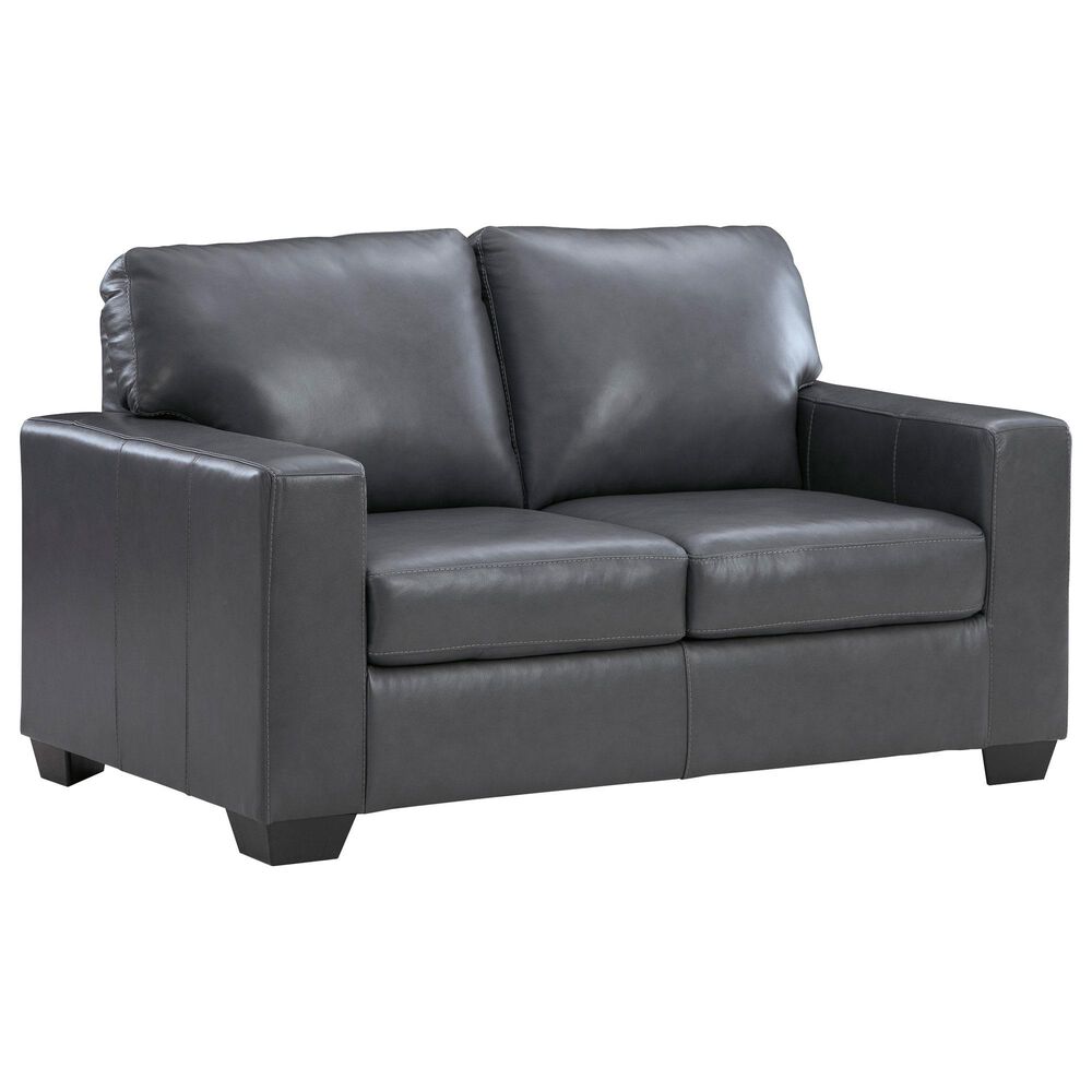 Ashley Bolsena Stationary Loveseat in Admiral, , large