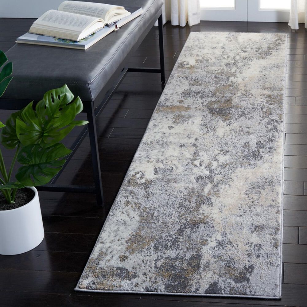 Safavieh Lagoon LGN522A 2&#39; x 8&#39; Ivory and Grey Runner, , large