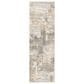 Nourison Sustainable Trends SUT04 2"2" x 7"6" Beige and Grey Runner, , large