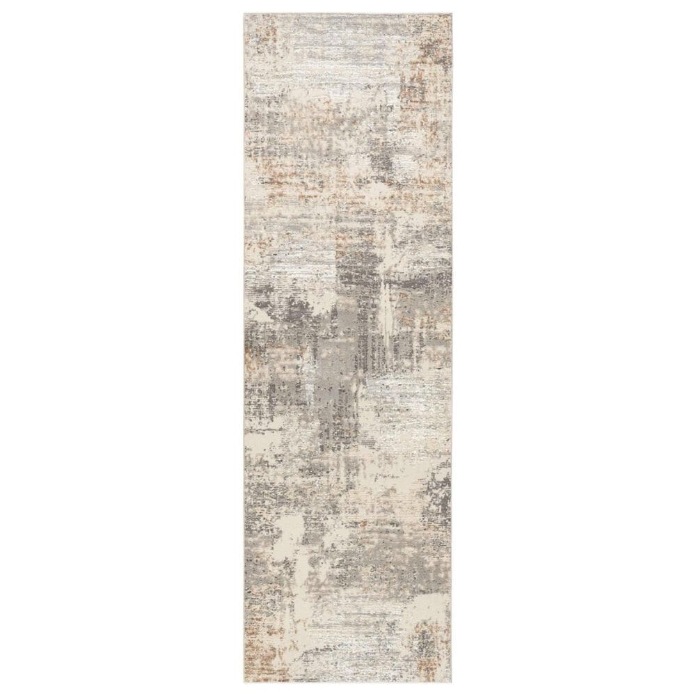 Nourison Sustainable Trends SUT04 2"2" x 7"6" Beige and Grey Runner, , large
