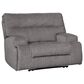 Benchcraft Coombs Wide Seat Power Recliner in Charcoal, , large