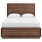 Ashley Fortlorn 4-Piece Queen Bedroom Set in Walnut Brown with LED Light, , large