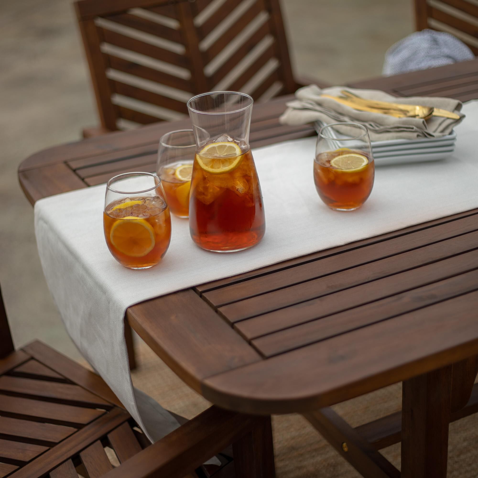 Walker edison store extendable dining table