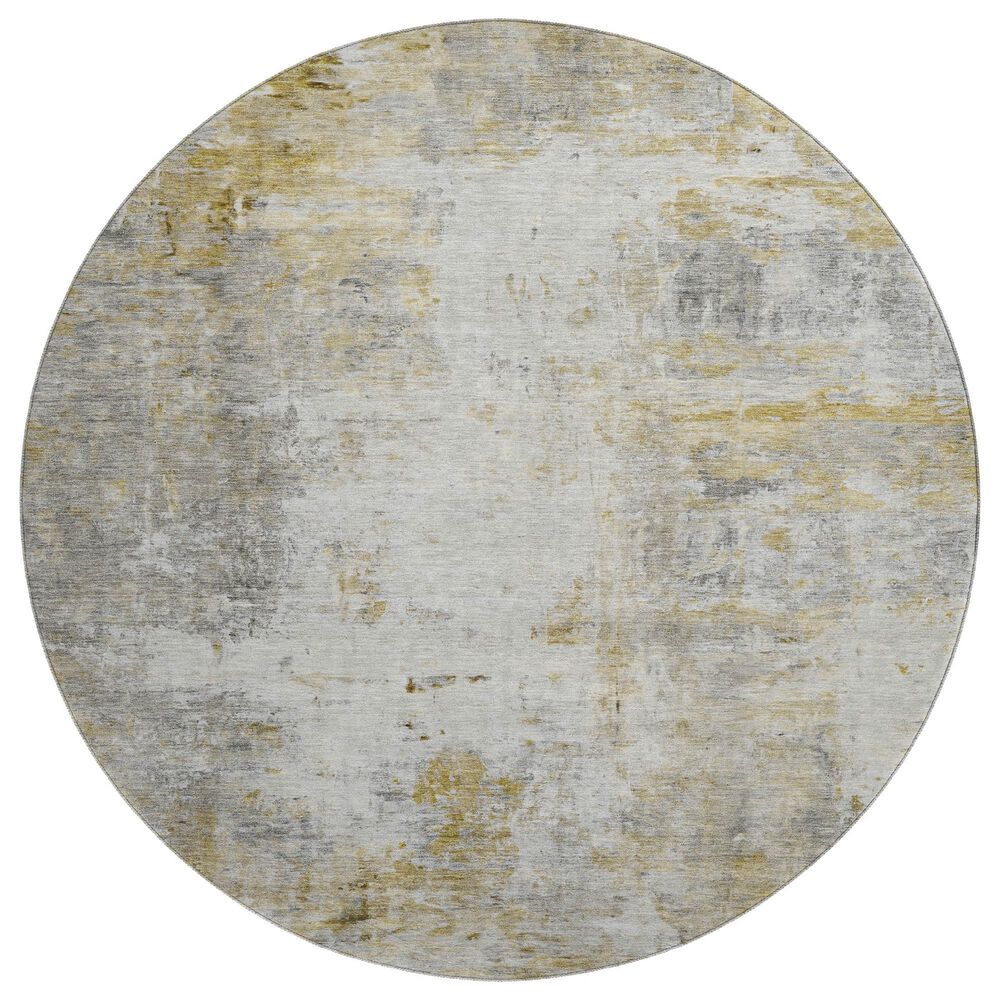 Dalyn Rug Company Ravenna RN1 8" Round Taupe Area Rug, , large