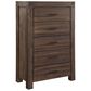 Urban Home Meadow Chest in Brick Brown, , large