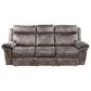 Steve Silver Nashville Manual Reclining Sofa with Drop Down Console in Grey, , large
