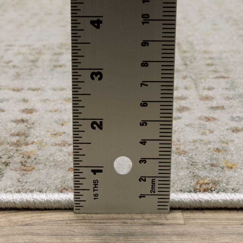 Oriental Weavers Mallory Grey and Gold 2'3" x 7'6" Runner, , large