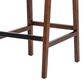 Jennifer Taylor Home Andre 26" Counter Stool with Pecan Brown Cushion in Natural Brown, , large