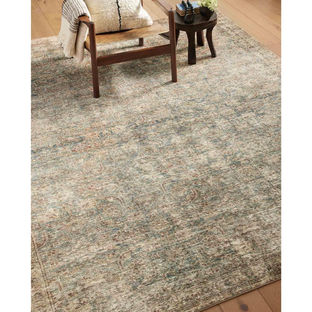 Amber Lewis x Loloi Morgan 8&#39;3&quot; x 11&#39;3&quot; Sea and Sage Area Rug, , large