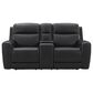 Ashley 5Z-Comfort Power Reclining Sofa and Loveseat Set in Onyx, , large