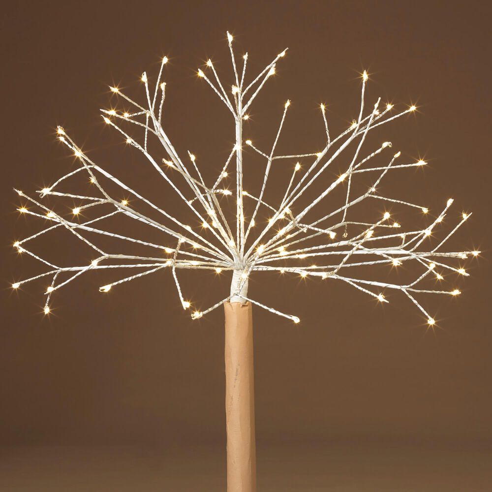 The Gerson Company 15.75" Starburst with 92 LED Lights in White, , large