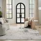 Nourison Desire Ivory, Grey and Blue 9" x 12" Area Rug, , large