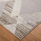 Feizy Vancouver 39NRF 5" x 8" Beige and Brown Area Rug, , large