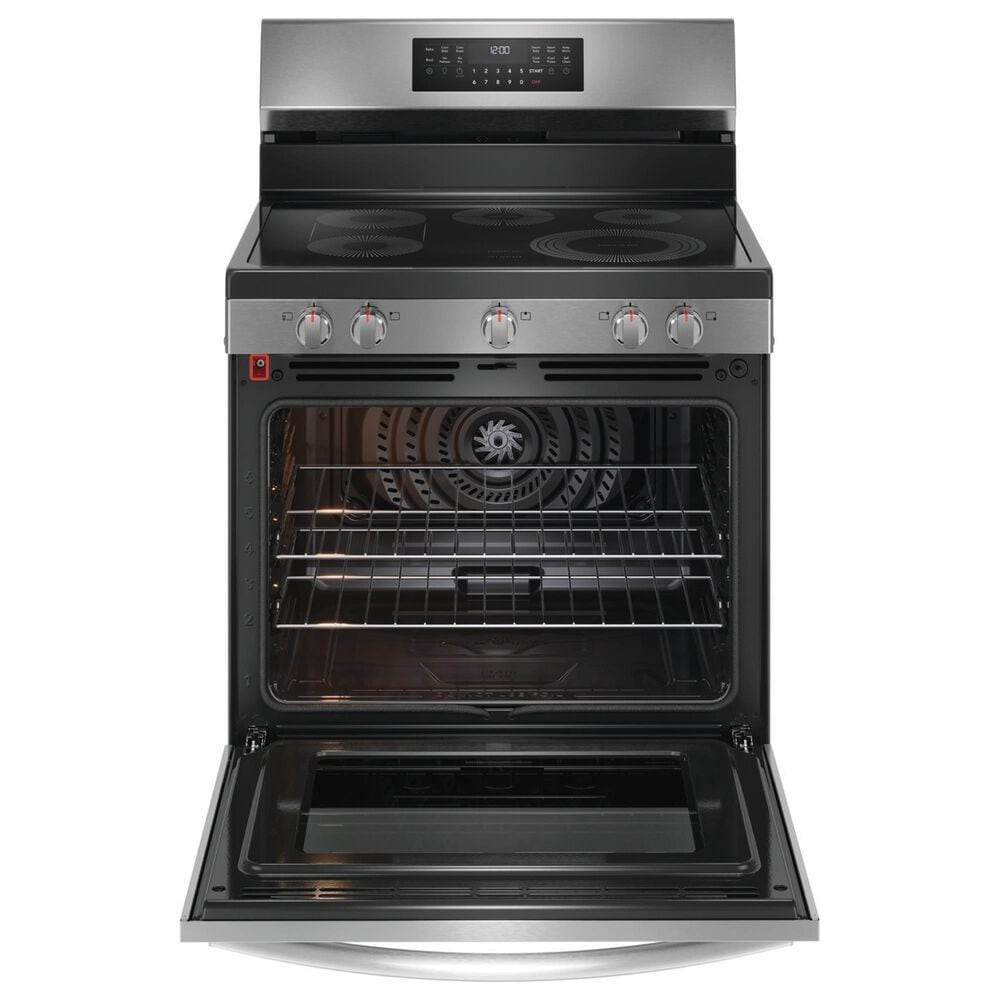 Frigidaire Gallery 2-Piece Kitchen Package with 30&quot; Electric Range with No Preheat and 1.9 Cu. Ft. Over-The-Range Microwave in Stainless Steel, , large