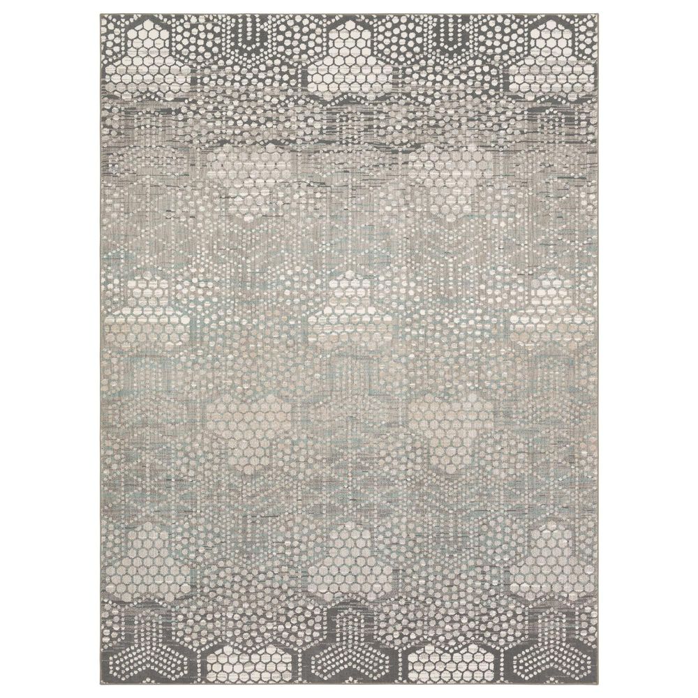 Karastan Epiphany Oriol 9'6" x 12'11" Dim Grey Area Rug, , large
