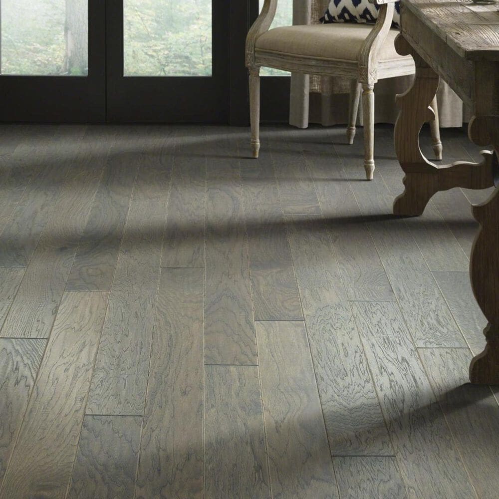 Shaw Fremont Slate Hickory Hand Scraped Hardwood, , large