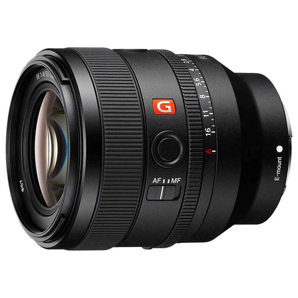 Sony FE 50mm f/1.4 GM Full-Frame Large-Aperture G Master Lens in Black, , large