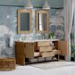 James Martin Vanities Solene 72" Double Bathroom Vanity in Seaside Oak with 3 cm Eternal Jasmine Pearl Quartz Top and Rectangular Sinks, , large