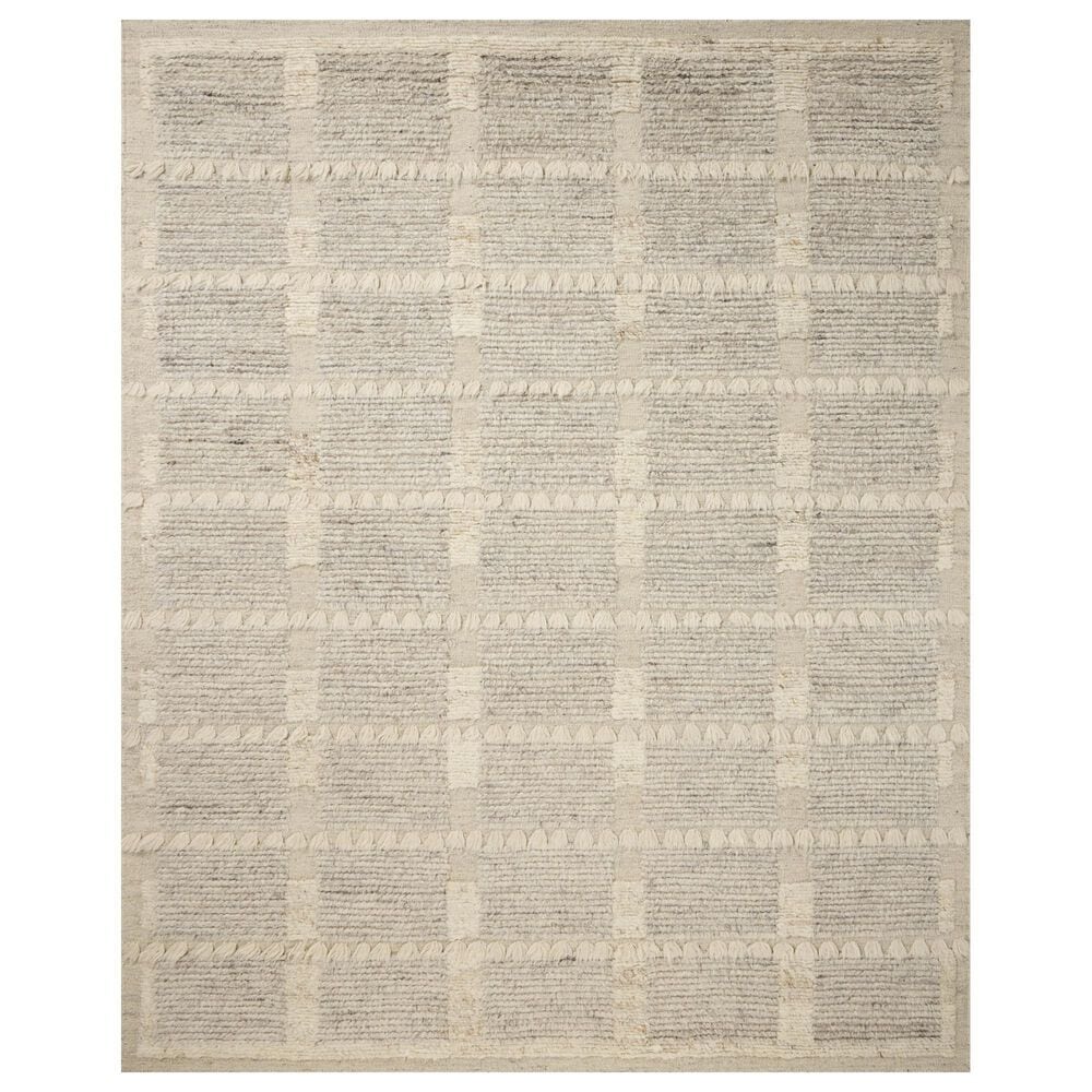 Loloi Monterrey Dove and Slate 4" x 6" Area Rug, , large