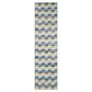 Safavieh Montauk Geometric 2"3" x 6" Gold and Multicolor Runner, , large
