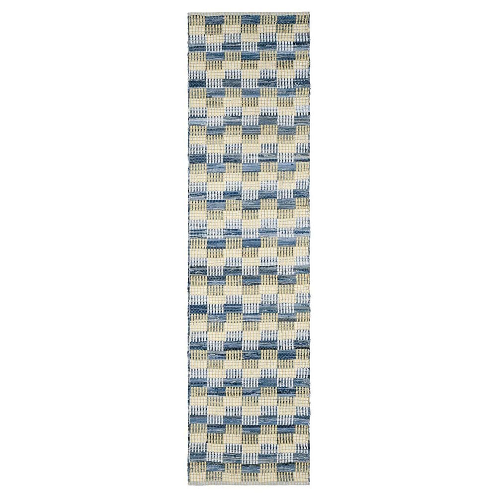 Safavieh Montauk Geometric 2"3" x 6" Gold and Multicolor Runner, , large