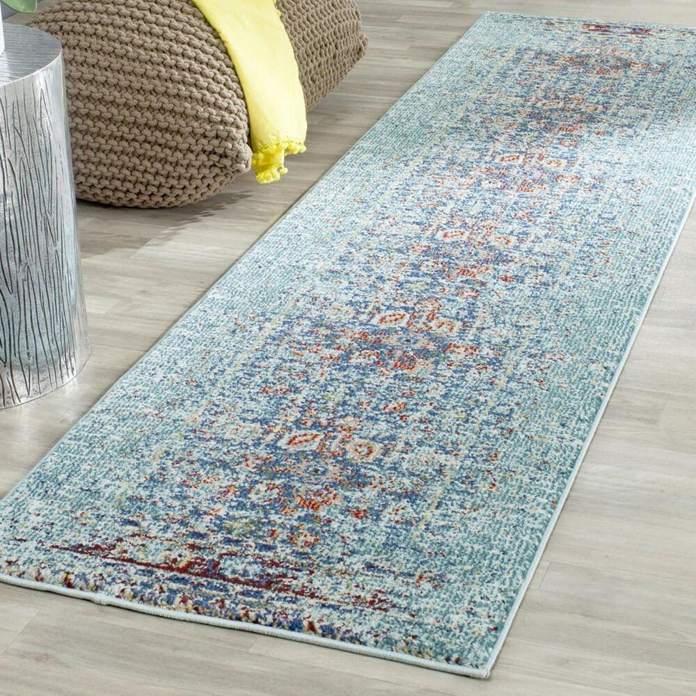Safavieh Monaco MNC208J-28 2"2" x 8" Multicolor Runner, , large