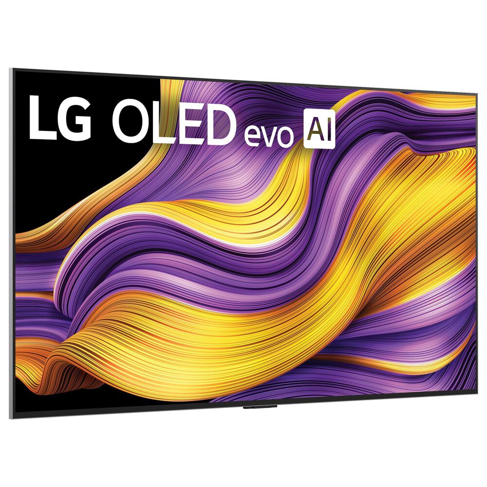 LG 55&quot; Class G5 Series OLED evo AI 4K with Supplied Wall Mount in Black - Smart TV, , large