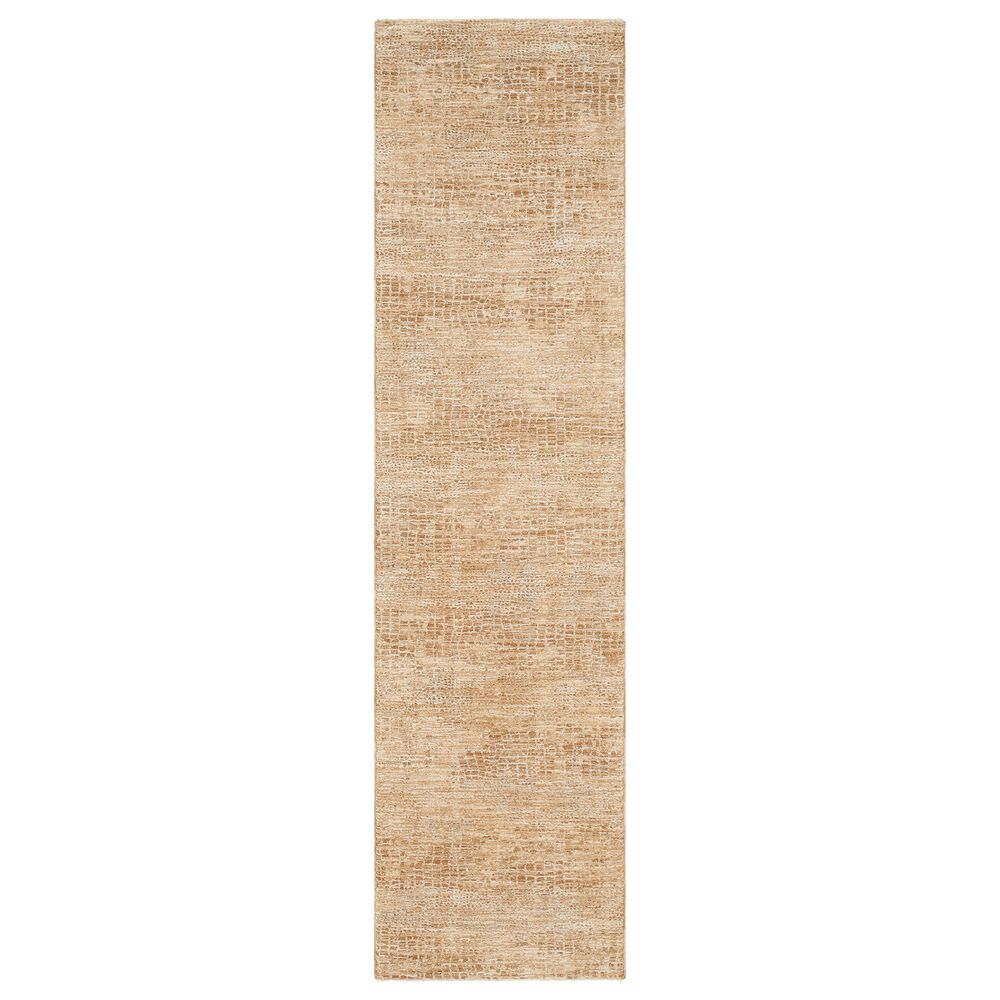 Surya Masterpiece Light Gray, Beige, Tan and Medium Brown 2'7" x 7'3" Runner, , large