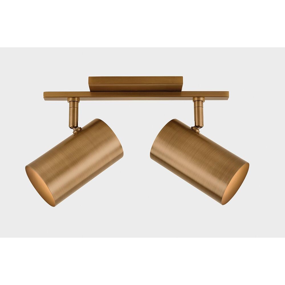 Troy Lighting Rueben 2-Light Bath Vanity in Patina Brass, , large