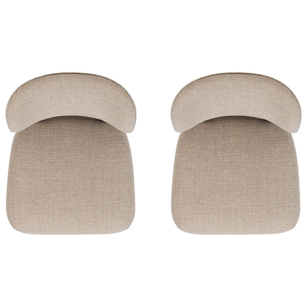 Jennifer Taylor Home Harriet Side Chair with Merino Gray Cushion in Dark Espresso &#40;Set of 2&#41;, , large