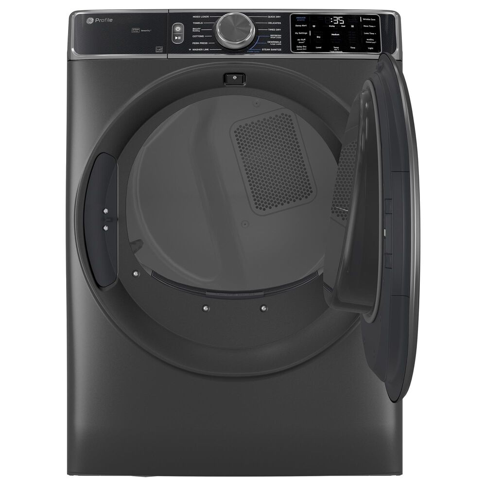 GE Profile 5.5 Cu. Ft. Smart Front Load Washer and 7.8 Cu. Ft. Electric Dryer Laundry Pair in Carbon Graphite, , large
