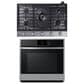 Samsung 2-Piece Kitchen Package with 30" Single Wall Oven and 36" Gas Cooktop in Stainless Steel, , large