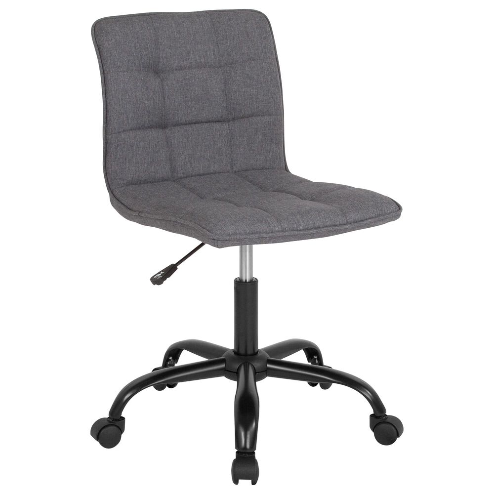 Flash Furniture Sorrento Task Chair in Gray and Black, , large